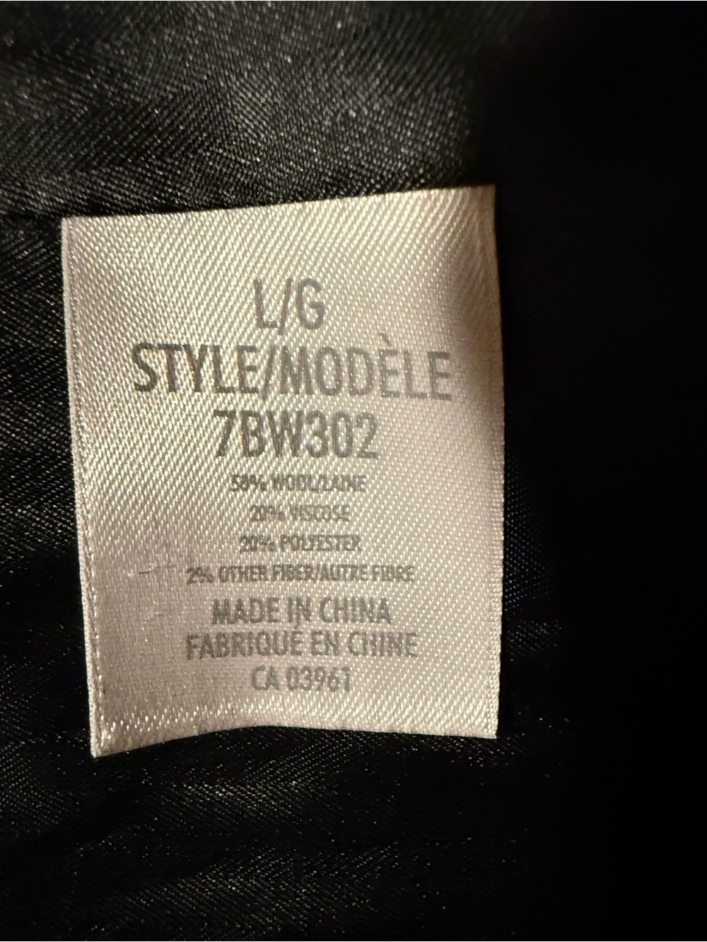 Denver Hayes Black Wool Coat - Picture 11 of 12